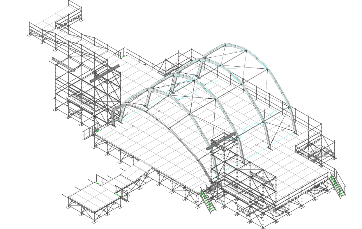 Structural Analysis and Design of a Freestanding Event Stage